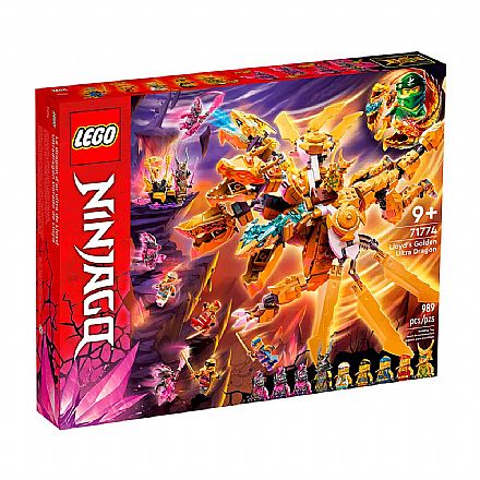 Brinquedo - LEGO Ninjago - Dragão Ultra Dourado de Lloyd - 71774