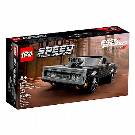 Brinquedo - LEGO Speed Champions - Fast & Furious 1970 Dodge Charger R/T - 76912