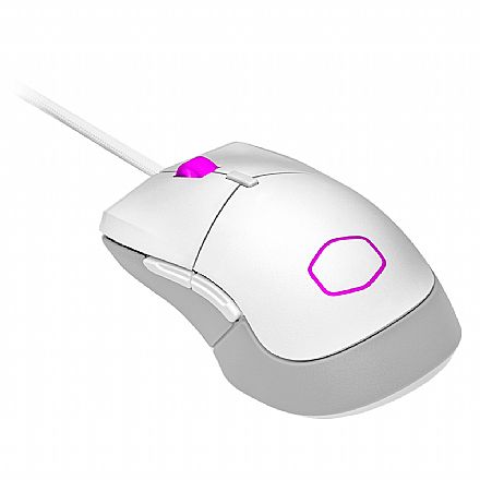 Mouse - Mouse Gamer Cooler Master MM310 - 12000dpi - 6 Botões - RGB - Branco - MM-310-WWOL1