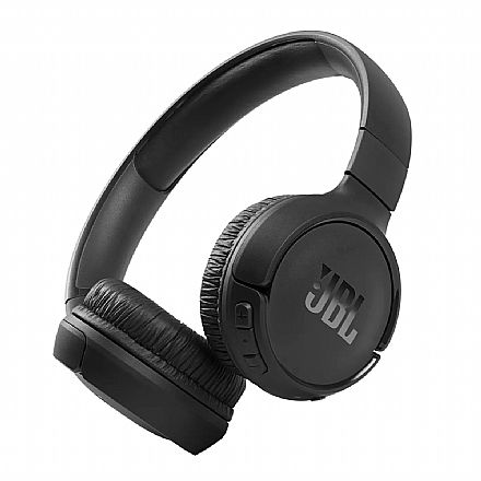 Fone de Ouvido - Fone de Ouvido Bluetooth JBL Tune T510 - Dobrável - com Microfone - Preto - JBLT510BTBLK