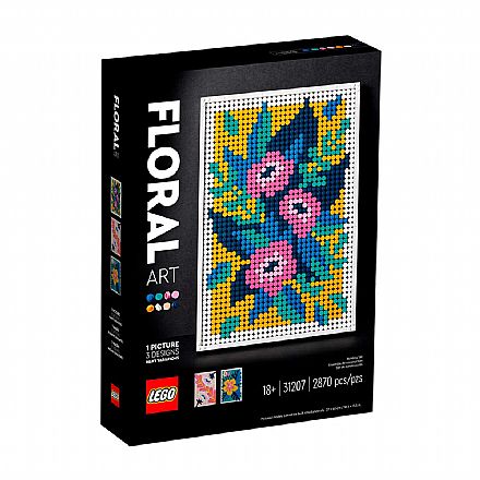 Brinquedo - LEGO Art - Arte Floral - 31207