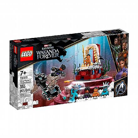 Brinquedo - LEGO Super Heroes Marvel - Sala do Trono do Rei Namor - 76213