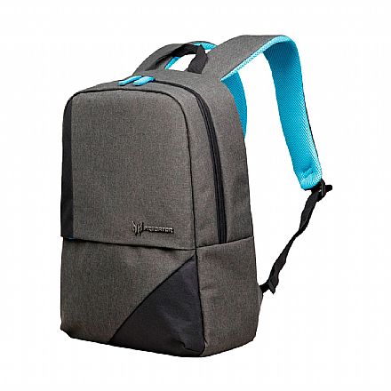 Mochila / Bolsas - Mochila Acer Predator ABG238 - para Notebook - Resistente a Água - Cinza e Azul