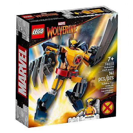 Brinquedo - LEGO Super Heroes Marvel - Armadura Robô do Wolverine - 76202
