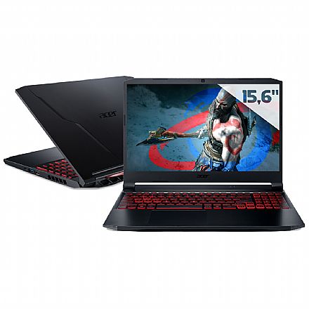 Notebook - Notebook Acer Nitro 5 AN515-45-R0M5 Gamer - AMD Ryzen 7 5800H, 32GB, SSD 1TB, GeForce RTX 3050, Tela 15.6" IPS Full HD 144Hz - Windows 11