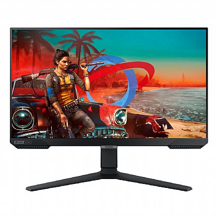 Monitor - Monitor Gamer 27" Samsung Odyssey G4 - Full HD - 240Hz - 1ms - G-Sync - HDR10 - FreeSync Premium - LS27BG400ELXZD