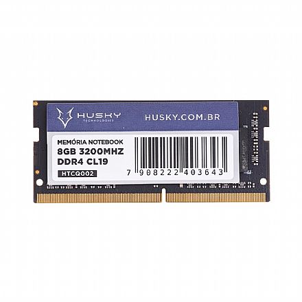Memória para Notebook - Memória SODIMM 8GB DDR4 3200MHz - para Notebook - CL19 - HTCQ002