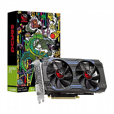 Placa de Vídeo - GeForce GTX 1660 Super 6GB GDDR6 192bits - PCYes PA1660S6GR6DF