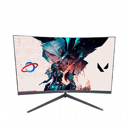 Monitor - Monitor Gamer 23.6" Snow Curvo - Full HD VA - 165Hz - 1ms - Adaptive Sync - HDMI/DisplayPort - MO-HSN-24C