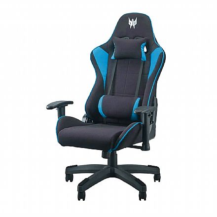 Cadeiras - Cadeira Gamer Acer Predator Rift Lite - Encosto Reclinável 150° - Base de Nylon - Preto e Azul - PGC110
