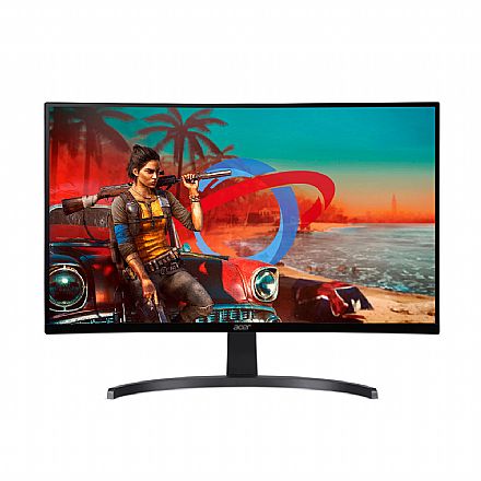 Monitor - Monitor 27" Acer ED273R PBIIPX Curvo - Full HD - 165Hz - 1ms VRB - HDR 10 - Painel VA - FreeSync Premium - HDMI/DisplayPort