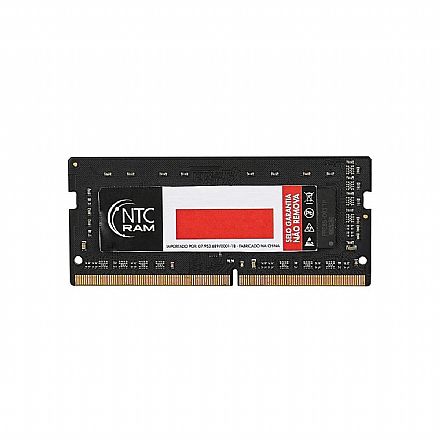 Memória para Notebook - Memória SODIMM 16GB DDR4 2666MHz NTC - para Notebook - CL19 - NTCKF2666ND4-16GB