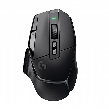Mouse - Mouse Gamer Sem Fio Logitech G502 X LightSpeed - 1ms - G HUB - 25600dpi - 13 Botões Programáveis - Preto - 910-006179