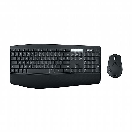 Kit Teclado e Mouse - Kit Teclado e Mouse sem Fio Logitech MK850 - Bluetooth e Unifying - Padrão US - 920-008219