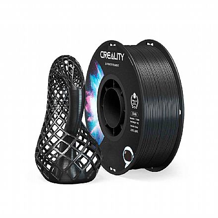 Filamento 3D - Filamento para Impressora 3D - ABS Preto - 1Kg - 1,75mm - Creality