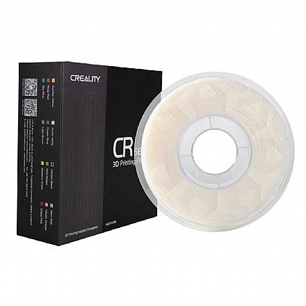 Filamento 3D - Filamento para Impressora 3D - PLA Branco - 1Kg - 1,75mm - Creality