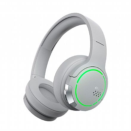 Fone de Ouvido - Fone de Ouvido Bluetooth Edifier G2BT - com Microfone - até 24 horas de bateria - Drivers de 40mm - Cinza - G2BT-GR