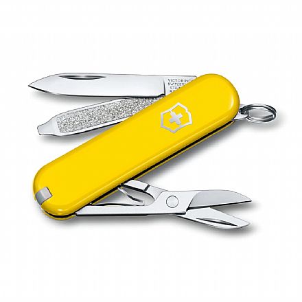 Ferramenta - Canivete Victorinox Classic SD Colors - 7 funções - Amarelo Sunny Side - 0.6223.8G