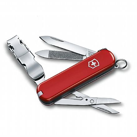 Ferramenta - Canivete Victorinox NailClip 580 - 8 funções - Vermelho - 0.6463