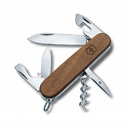 Ferramenta - Canivete Victorinox Spartan Wood - 10 funções - com Tala de madeira - 1.3601.63