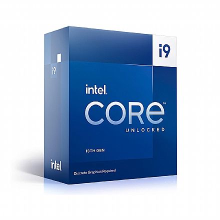 Processador Intel - Intel® Core i9 13900KF - LGA 1700 - 3.0GHz (Turbo 5.8GHz) - Cache 36MB - 13ª Geração - BX8071513900KF