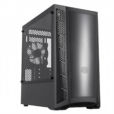 Gabinete - Gabinete Cooler Master Masterbox MB320L - Lateral em Vidro Temperado - Micro ATX - Preto - MCB-B320L-KGNN-S00