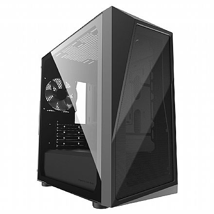 Gabinete - Gabinete Cooler Master Masterbox CMP 320L - Lateral em Vidro Temperado - Micro ATX - Preto - CP320-KGNN-S03