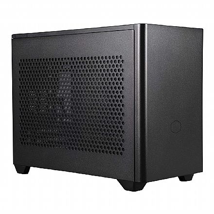 Gabinete - Gabinete Cooler Master Masterbox NR200 - 2 Coolers inclusos - Mini ITX - Preto - MCB-NR200P-KGNN-S00