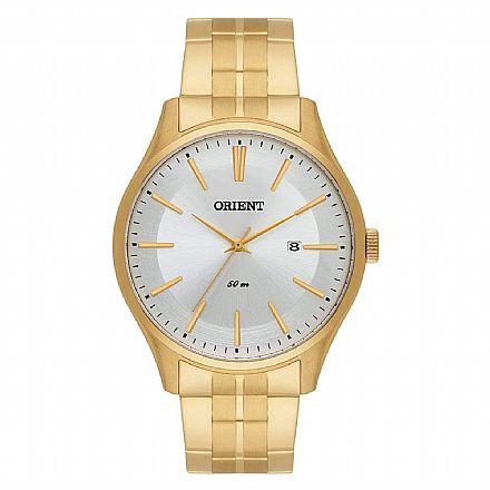 Beleza e Cuidado Pessoal - Relógio Masculino Orient Clássico - Mecanismo Quartz - Dourado - MGSS1099S1KX