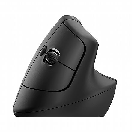 Mouse - Mouse Ergonômico Vertical sem Fio Logitech Lift - 4000 DPI - 6 Botões - 910-006466