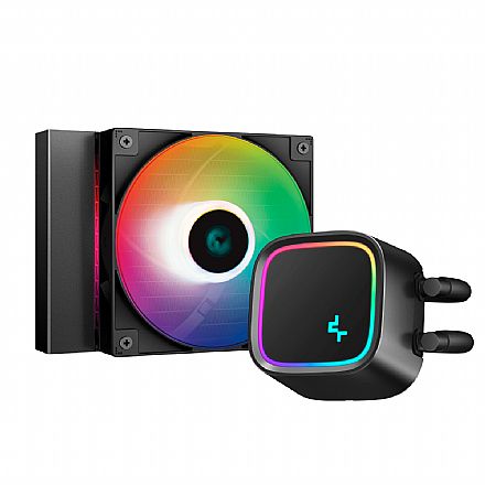 Water Cooler - Water Cooler DeepCool Gammaxx LE300 (AMD - Intel) - 120mm - Anti-Leak - LED RGB - R-LE300-BKLNMC-G-1