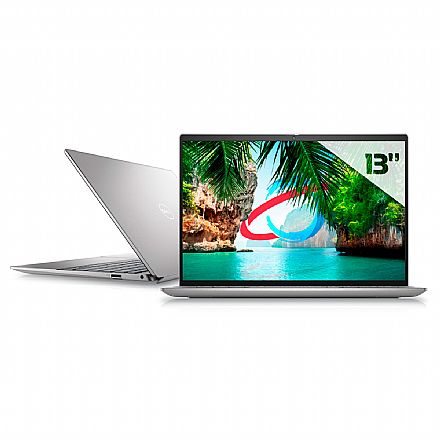 Notebook - Notebook Dell Inspiron i13-i1200-M10S Ultrafino - Intel i5 1240P, RAM 8GB, SSD 256GB, Tela 13.3" Full HD+, Windows 11 - Cinza - Outlet