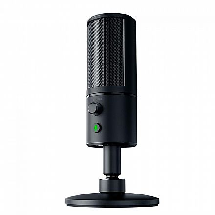 Acessorios de som - Microfone Razer Seiren X - Pedestal Ajustável - USB - Controles Integrados - RZ19-02290100-R3U1