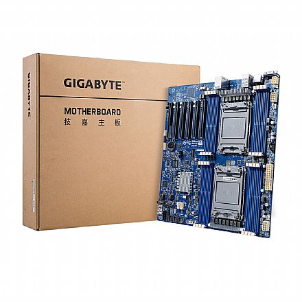 Placa Mãe para Intel - Placa Mãe para Servidor Dual Xeon Gigabyte MD72-HB3 - (LGA 4189 - DDR4 ECC) - Chipset C621A