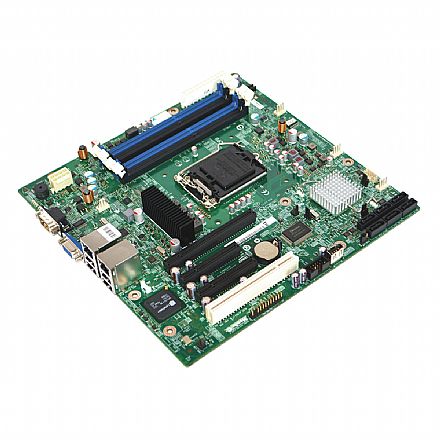 Placa Mãe para Intel - Placa Mãe para Servidor Intel Xeon S1200BTSR - (LGA 1155 - DDR3 ECC) - Chipset C252 - Dual LAN - OEM