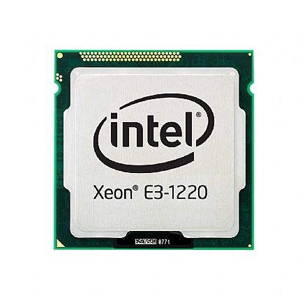 Processador Intel - Intel® Xeon E3-1220 v2 - LGA 1155 - 3.1GHz (Turbo 3.5GHz) - Cache 8MB - OEM