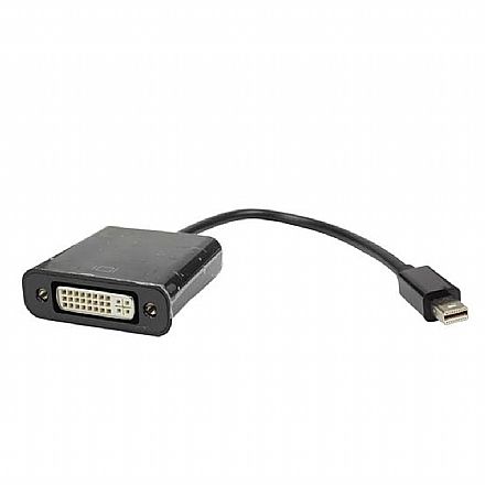 Cabo & Adaptador - Adaptador Conversor Mini DisplayPort para DVI - 15cm - CB0607