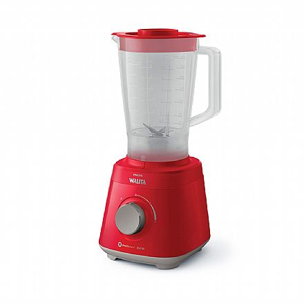 Eletroportáteis - Liquidificador Philips Walita Daily RI2110/41 - 127V - 4 lâminas fixas ProBlend 4 - 550W - Vermelho