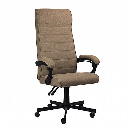 Cadeiras - Cadeira de Escritório Ergonomica PCYes Magnus - Ajuste de altura - Inclinação 135° - Marrom - PCEMAGMA