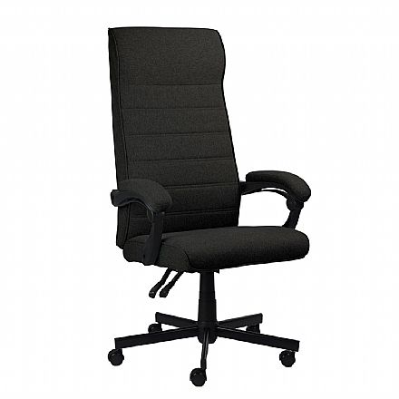 Cadeiras - Cadeira de Escritório Ergonomica PCYes Magnus - Ajuste de altura - Inclinação 135° - Preta - PCEEMAGPT