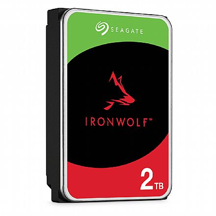 HD (Disco Rígido) - HD 2TB NAS SATA - 5400RPM - 256MB Cache - Seagate IronWolf - ST2000VN003