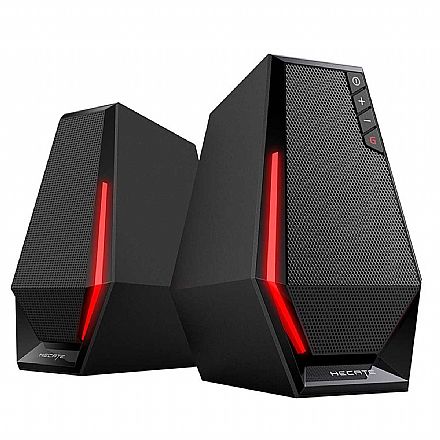 Caixa de Som - Caixa de Som Gamer Edifier G1500 SE Hecate - 5W RMS - Conector P2 e energia USB - G1500se-BK