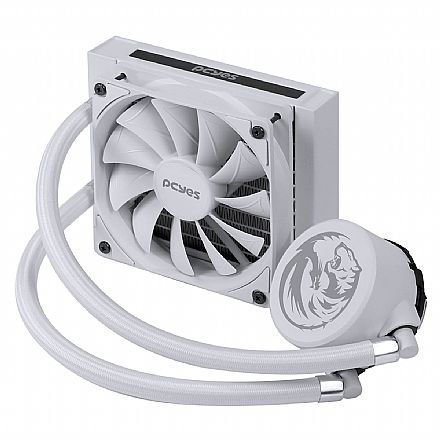 Water Cooler - Water Cooler PCYes Sangue Frio 2 White (AMD / Intel) - 120mm - Branco - PSF2120H33WHSL