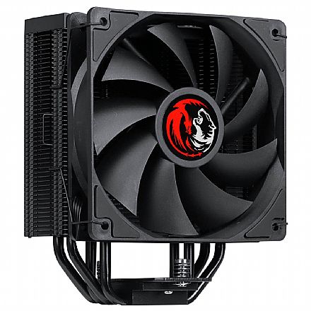 Cooler CPU - Cooler para Processador PCYes Nótus B - Intel / AMD - Para CPUs até 180W - Preto - PCYACNB