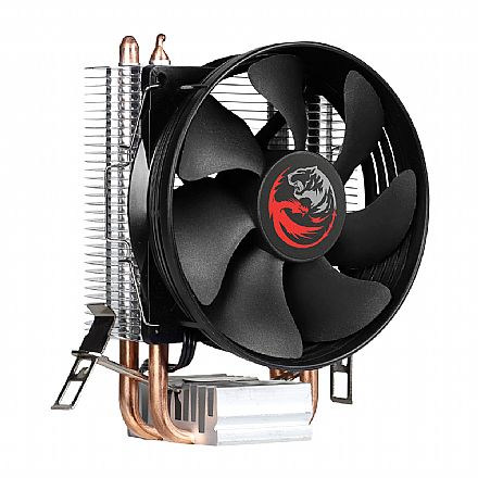 Cooler CPU - Cooler para Processador PCYes Lorx - Intel / AMD - Preto - ACLX92BL