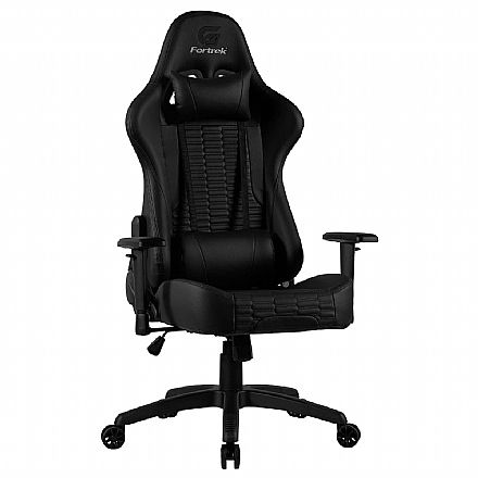 Cadeiras - Cadeira Gamer Fortrek Cruiser - Encosto Reclinável 155° - Base de Nylon - Preta - 70514