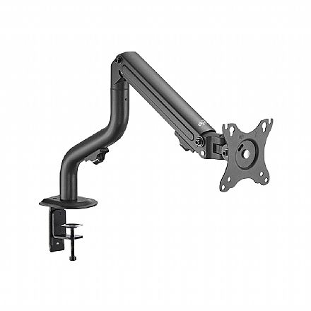 Suporte de Monitor/TV - Suporte para Monitor / TV até 34" - Articulado de Mesa, Rotação, Inclinação e Giro - Preto - ELG F81N