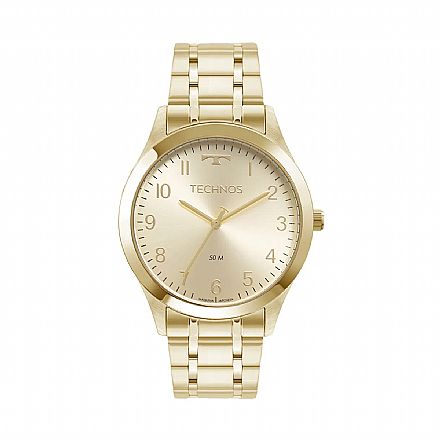 Beleza e Cuidado Pessoal - Relógio Feminino Technos Dress Dourado - 2036MQX/1X