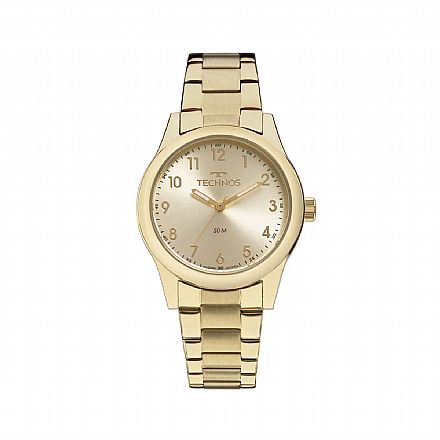 Beleza e Cuidado Pessoal - Relógio Feminino Technos Boutique Dourado - 2035MKM/1X