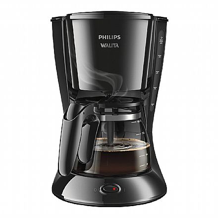 Eletroportáteis - Cafeteira Elétrica Philips Walita Drip Daily - 127V - Desligamento automático - Jarra de 1,2 litros - RI7461